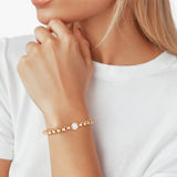 Armband gelbgold Zirkonia weiß