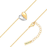 Kette mit Anhänger bicolor