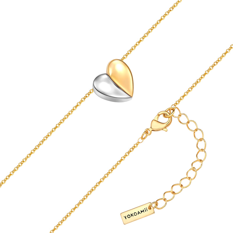 Kette mit Anhänger bicolor