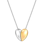 Kette mit Anhänger bicolor