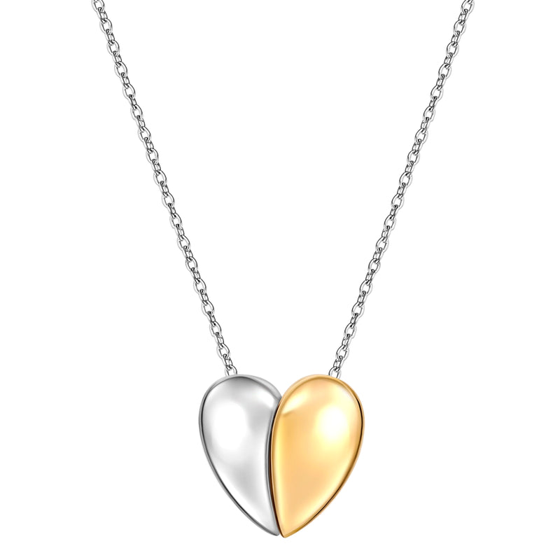Kette mit Anhänger bicolor