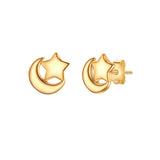 Ohrstecker Sterling Silber gelbgold