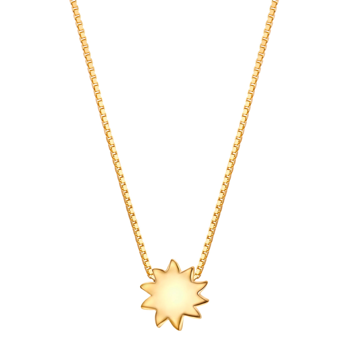 Kette mit Anhänger Sterling Silber gelbgold