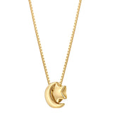 Kette mit Anhänger Sterling Silber gelbgold