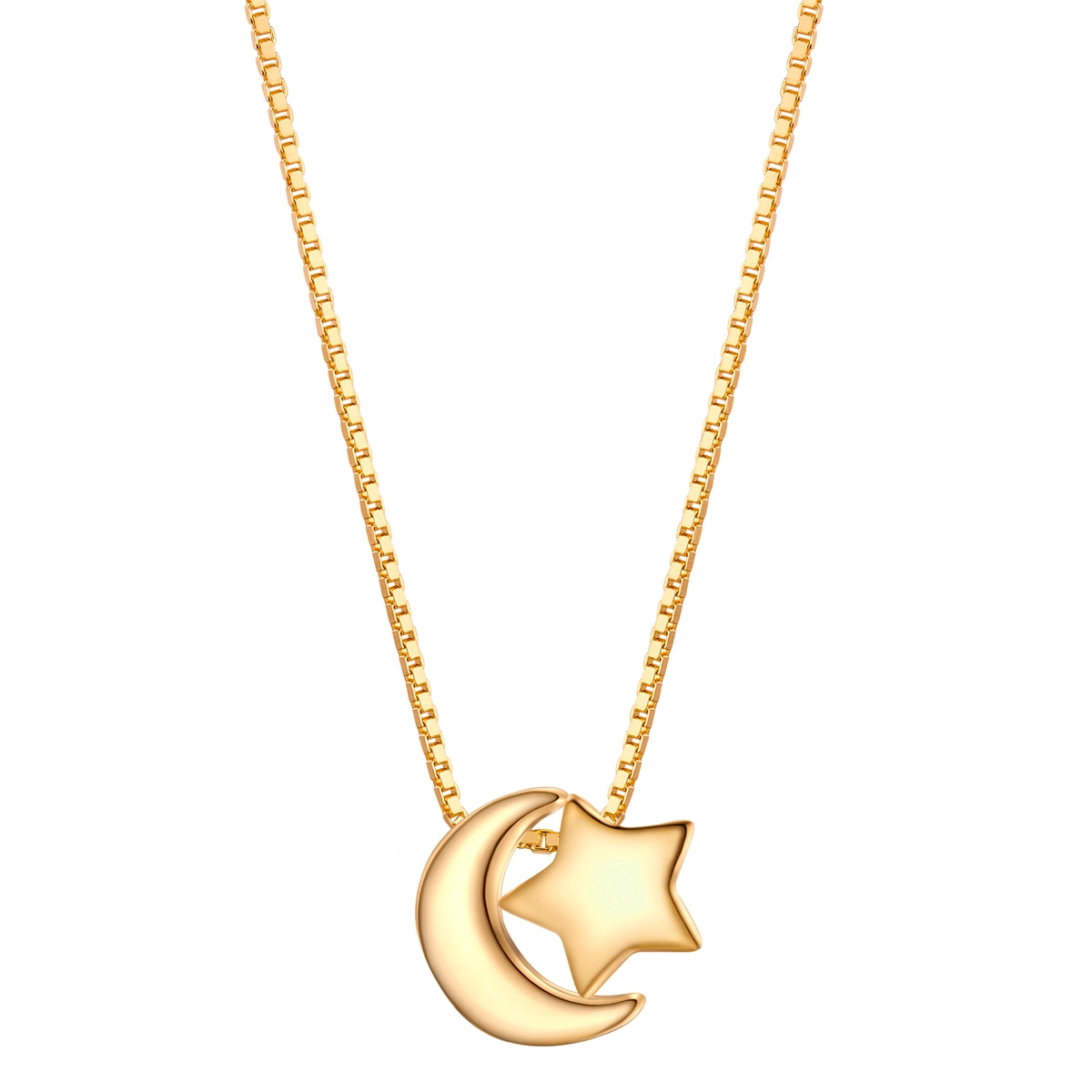 Kette mit Anhänger Sterling Silber gelbgold