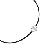 Armband Sterling Silber Textil (schwarz)
