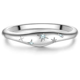 Ring Sterling Silber Zirkonia weiß