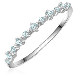 Ring Sterling Silber Zirkonia weiß