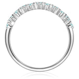 Ring Sterling Silber Zirkonia weiß