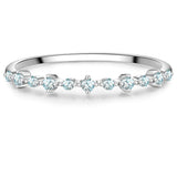Ring Sterling Silber Zirkonia weiß