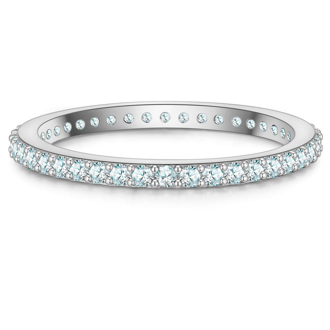 Ring Sterling Silber Zirkonia weiß