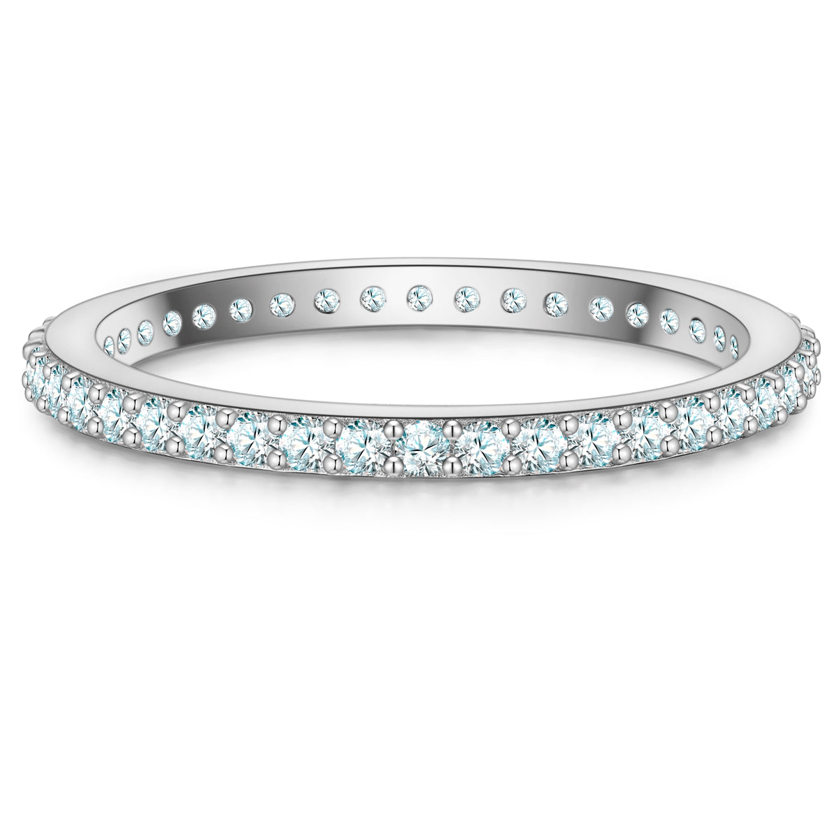 Ring Sterling Silber Zirkonia weiß