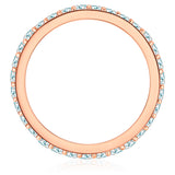 Ring Sterling Silber roségold Zirkonia weiß