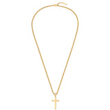 Kette mit Anhänger Edelstahl gelbgold