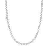 Kette Edelstahl Muschelkernperle weiß