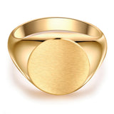 Ring Edelstahl gelbgold