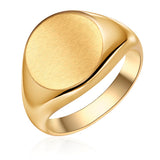 Ring Edelstahl gelbgold