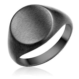 Ring Edelstahl gunmetal