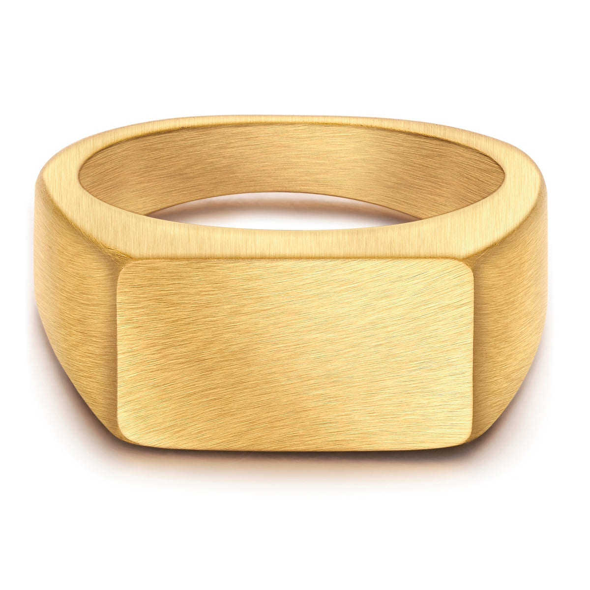 Ring Edelstahl gelbgold