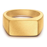 Ring Edelstahl gelbgold