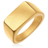 Ring Edelstahl gelbgold