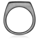 Ring Edelstahl gunmetal