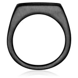 Ring Edelstahl schwarz