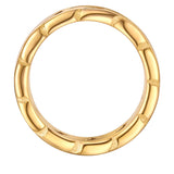 Ring Edelstahl gelbgold
