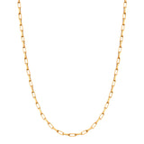 Kette Edelstahl gelbgold
