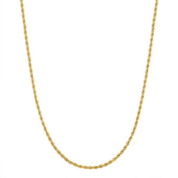 Kette Edelstahl gelbgold