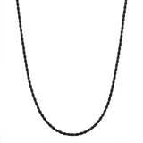 Kette Edelstahl schwarz