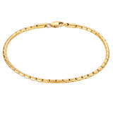 Armband Edelstahl gelbgold