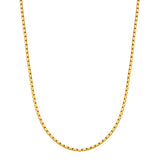 Kette Edelstahl gelbgold