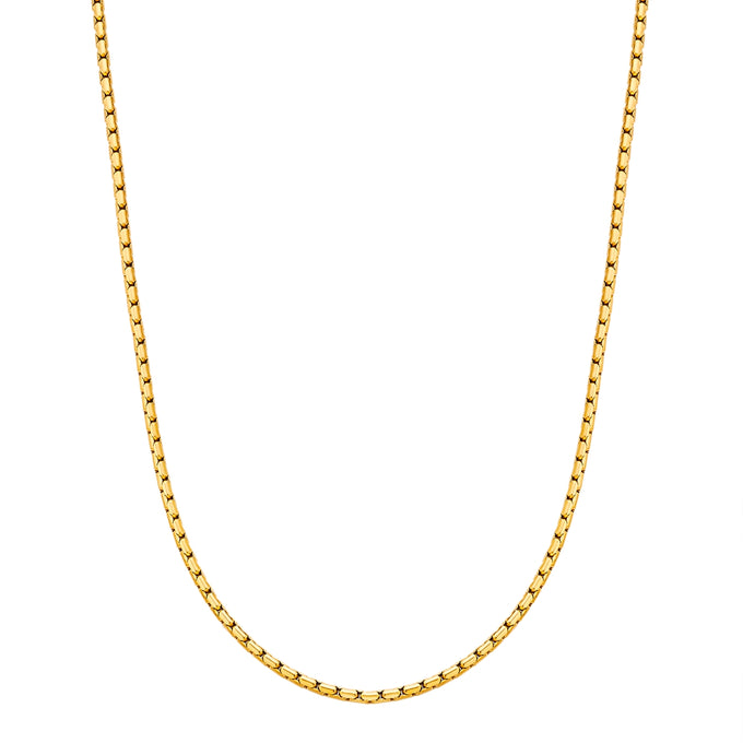 Kette Edelstahl gelbgold