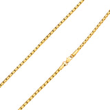 Kette Edelstahl gelbgold