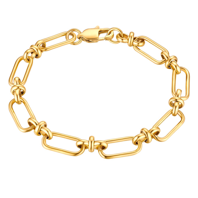 Armband Edelstahl gelbgold