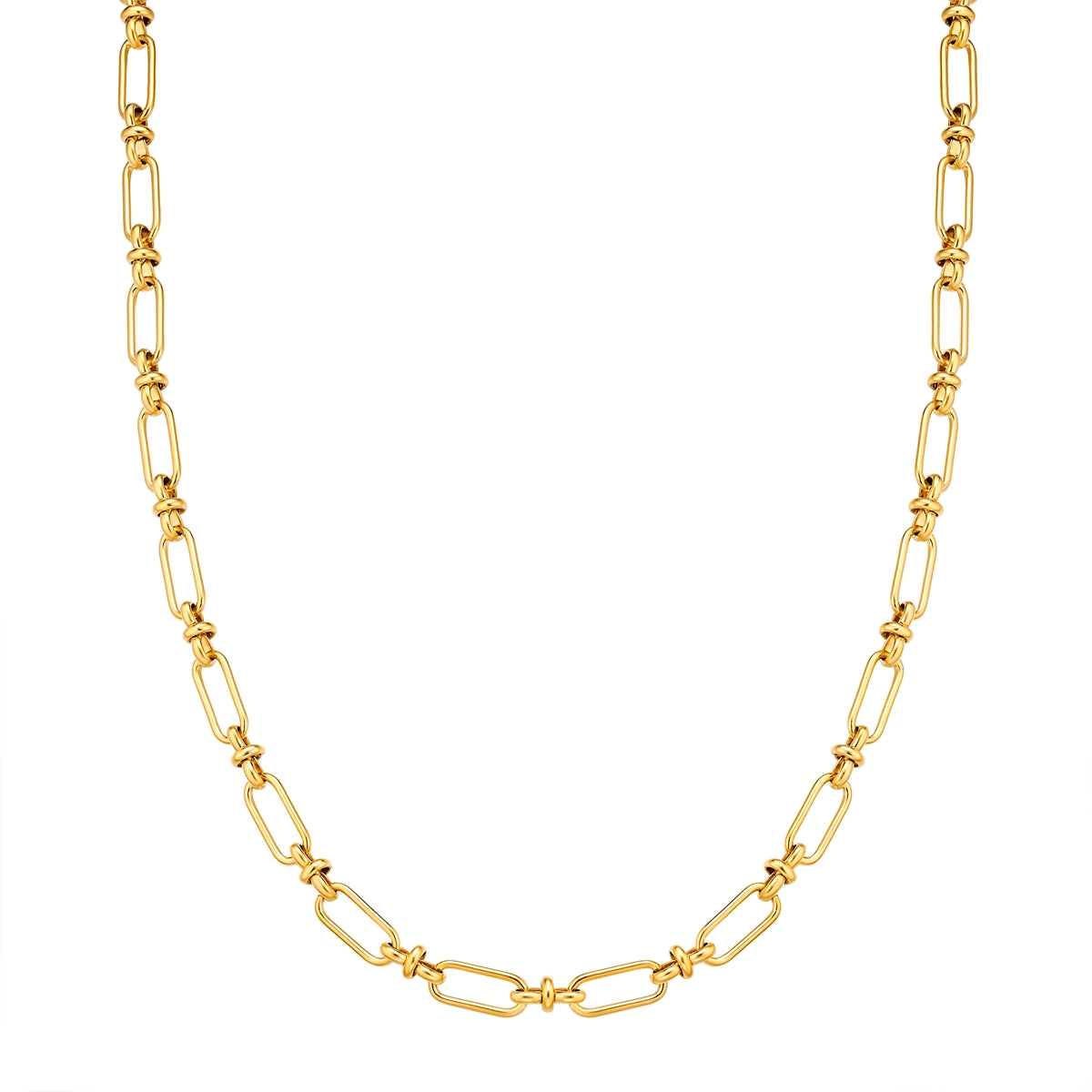 Kette Edelstahl gelbgold