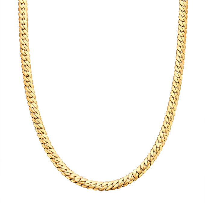 Kette Edelstahl gelbgold