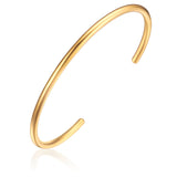Armreif Edelstahl gelbgold