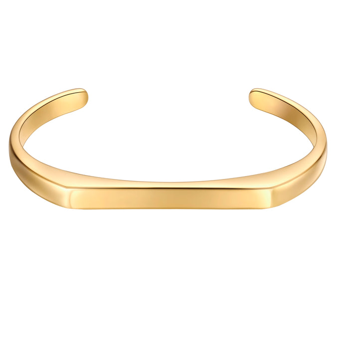 Armreif Edelstahl gelbgold