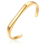 Armreif Edelstahl gelbgold