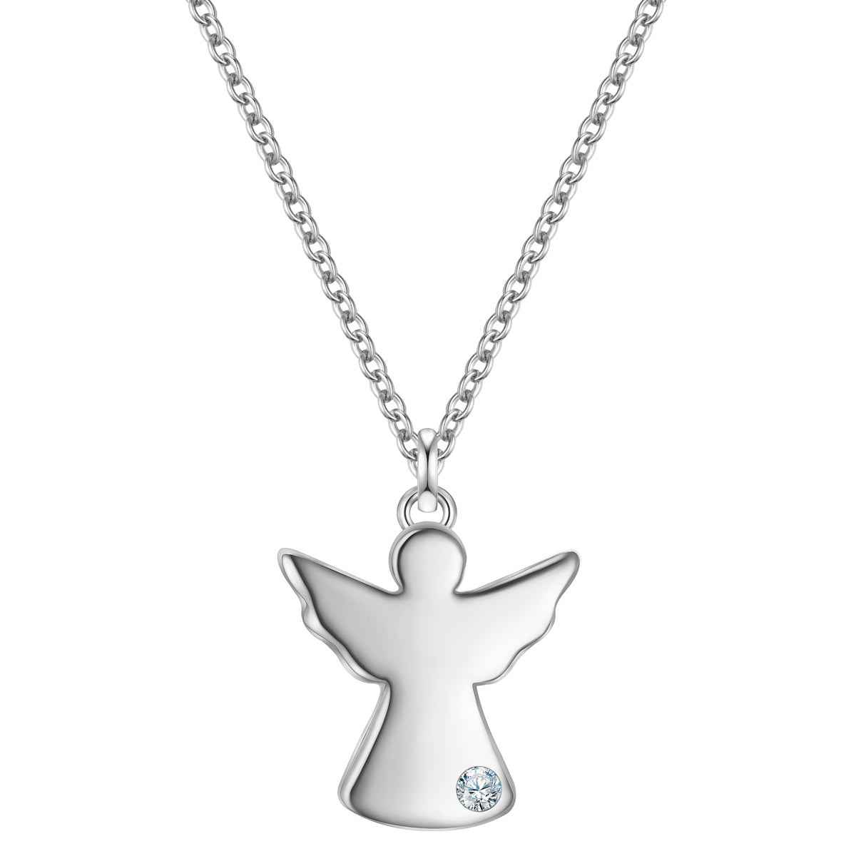 Kette mit Anhänger Sterling Silber Lab Grown Diamond weiß
