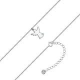 Kette mit Anhänger Sterling Silber Lab Grown Diamond weiß