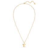 Kette mit Anhänger Sterling Silber gelbgold Lab grown Diamond weiß