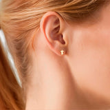 Ohrstecker Sterling Silber gelbgold