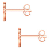 Ohrstecker Sterling Silber roségold