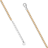 Armband Sterling Silber Zirkonia apricot