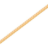 Armband Sterling Silber gelbgold Zirkonia apricot