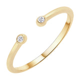Ring Sterling Silber gelbgold Topas weiß