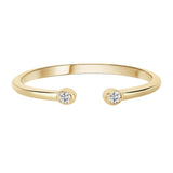 Ring Sterling Silber gelbgold Topas weiß